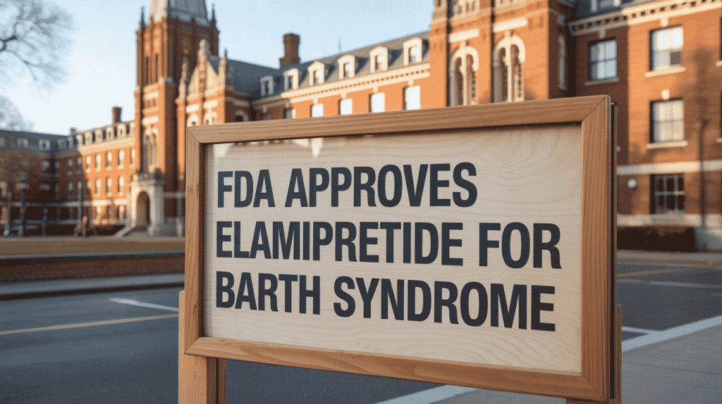 FDA approves Elamipretide for Barth Syndrome